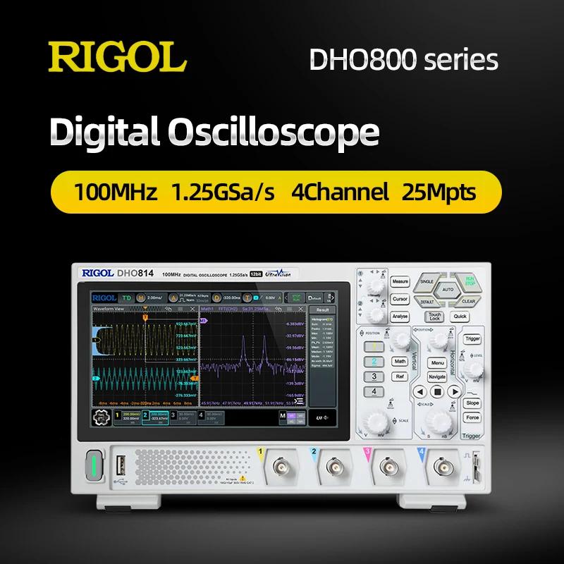 RIGOL  Ƿν,  DHO802, DHO804, DHO812, DHO814, 2 ä, 4 ä, 70 MHz, 100MHz, 12 Ʈ, 1.25GSa/Sec, 25MPts 